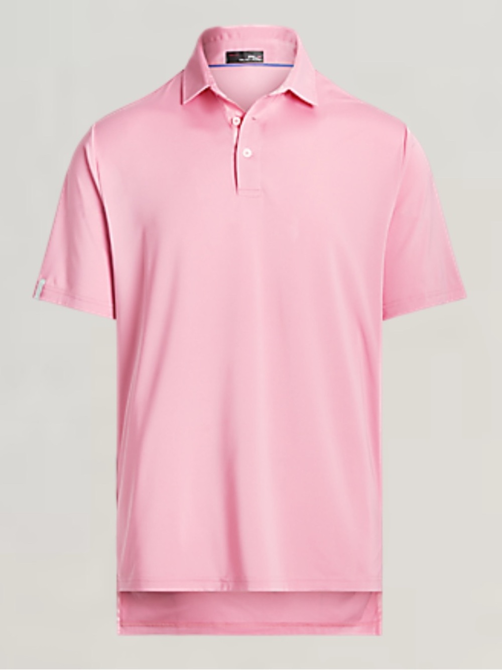 RLX Ralph Lauren Men Sz L Classic Performance Polo Shirt Golf Tennis Salmon Pink